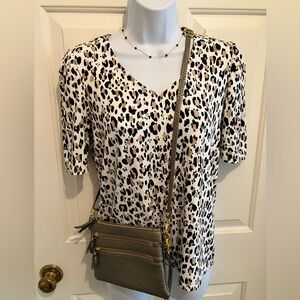 Chico’s Animal Print Women's Top, Small